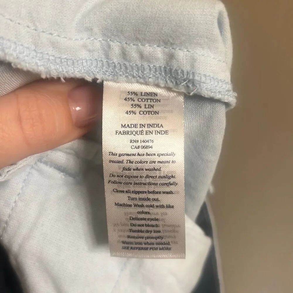 ✨Faherty Stretch Malibu 9” Baby Blue Sz 34 Shorts✨